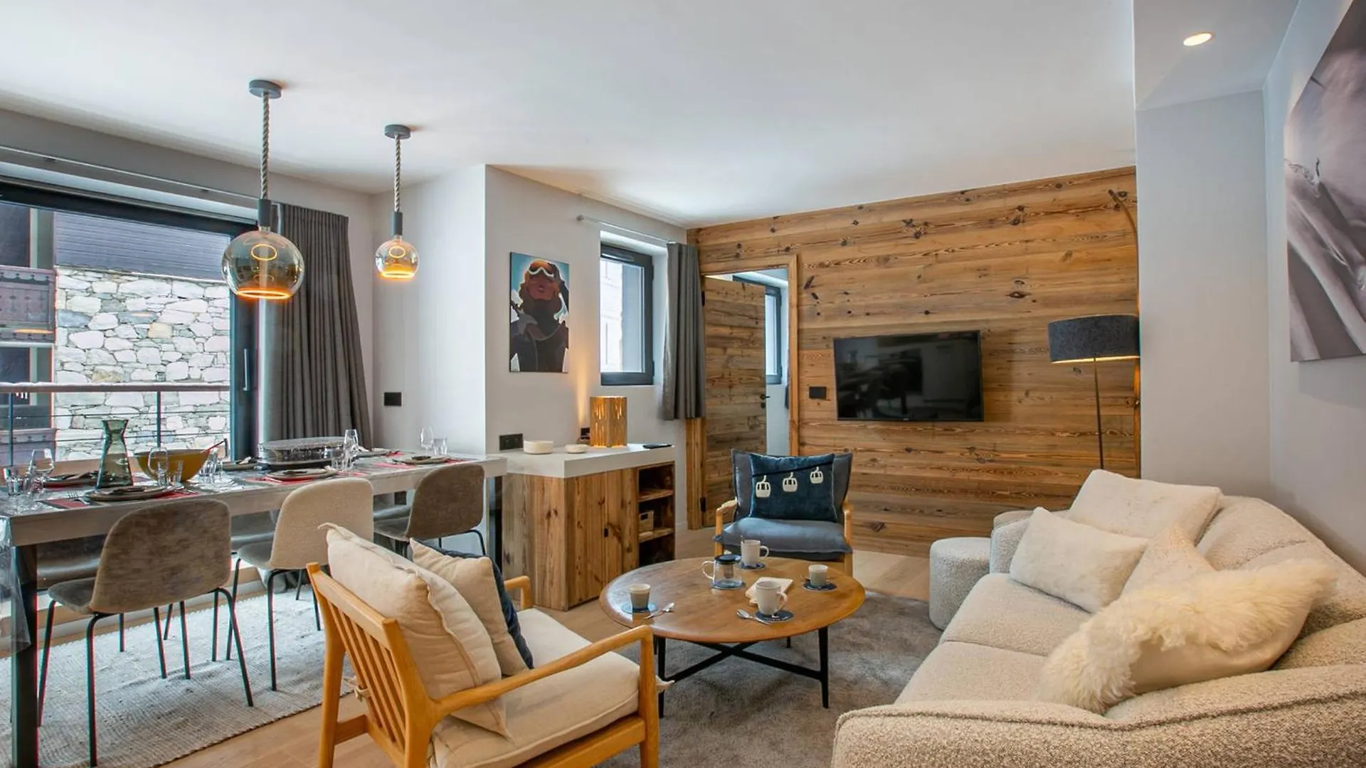 Bel Appartement 3 Pieces Avec Wifi, Garage Et Terrasse, Pied Des Pistes, Residence Neuve A Val-D\'Isere - Fr-1-694-331 location